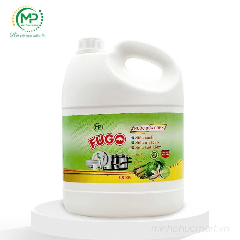 Rửa chén Fugo Hương Chanh Sả 3.8kg